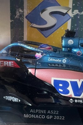 Alpine A 522 Fernando Alonso 1:18 Monaco