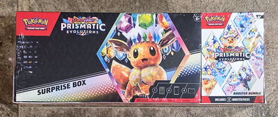 #ad #ad Pokemon TCG Prismatic Evolutions Surprise Box amp; Booster Bundle Sams Club SEALED $89.95