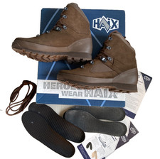 New Haix Brown High Liability Male Combat Boot Leather Desert British Army 9W