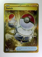 secret rare switch pokemon card Multi 164/147 You may play as many Item cards as you like during your turn (before your attack). Switch #206 Prices | Pokemon