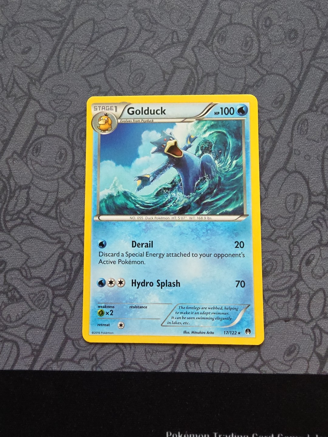 Pokemon: Golduck #17/122 XY Breakpoint 2016 Rare Non-holo - LP/NM - I230
