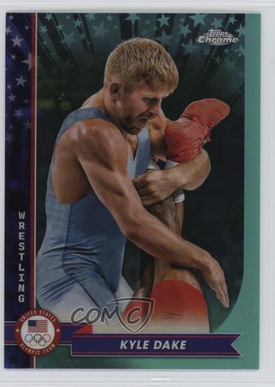 2024 Topps Chrome US Olympic & Paralympic Team and Hopefuls /199 Kyle Dake 9et