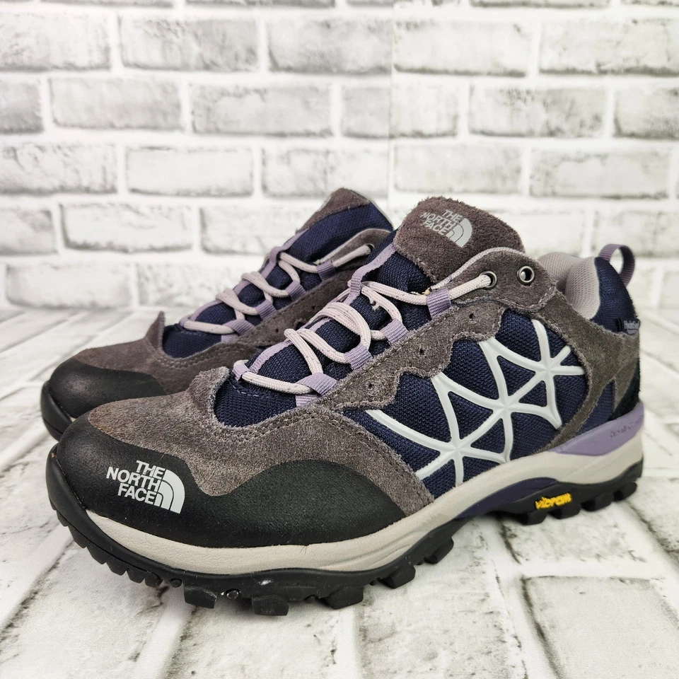 Zapato de Senderismo The North Face Storm III Para Mujer Talla 8 Gris Púrpura Trail Impermeable Foto 3 de 4