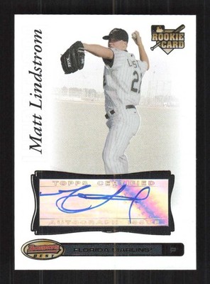 Matt Lindstrom 2007 Bowman's Best Auto #92