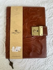 Patricia Nash Julietta Tooled Italian Leather Diary. NWT.