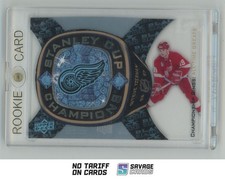 2013-14 UD Black Diamond All-Time Greats Championship Rings Steve Yzerman