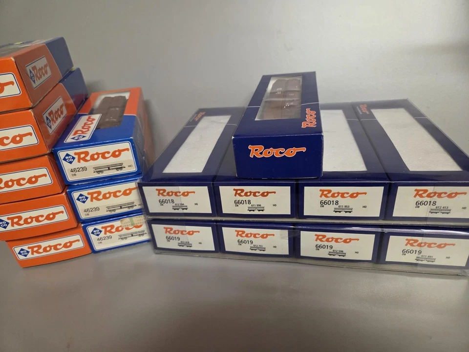 Roco H0 17x Erzwagen = 17x unterschiedliche Betriebsnummern 66018 66019 46239 - Bild 2 von 4