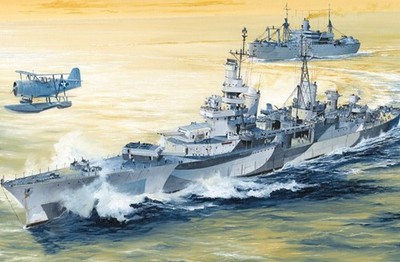 Trumpeter 05327 USS INDIANAPOLIS CA-35 1944 1:350 Modellbausatz