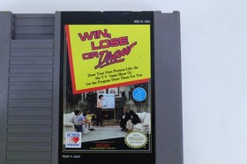 Win, Lose or Draw Nintendo NES Video Game Cartridge