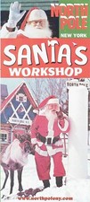 Santa's Workshop Travel Brochure North Pole NY Family Theme Park