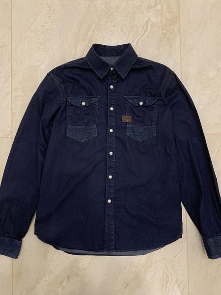 Men G-Star Raw Shirt Navy 38 / M / 46