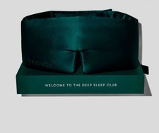 Drowsy Sleep Co. Green Sapphire Silk Sleep Mask
