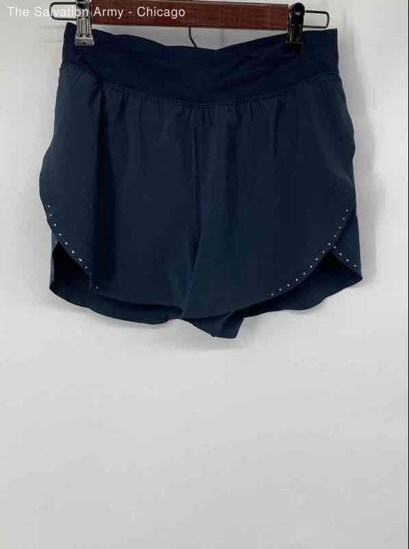 Lululemon Womens Navy Blue Find Your Pace High-Rise Athletic Shorts Size 4