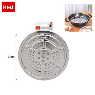 x Korb Tablett zum Dampfgaren Durchmesser 24 cm hmj