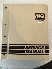 MULTIQUIP Master Tamping Rammer TAMPER COMPACTOR PARTS MANUAL OPERATION Binder