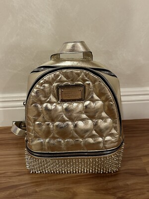 Phillip Plein Backpack - Gold With Hearts