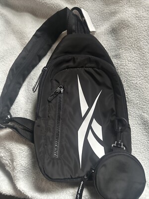 Reebok Women's Crossbody Bag, Sling Purse Shoulder Bag with Adjustable Strap.