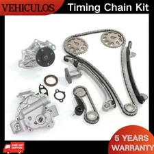 Timing Chain Kit VVT Gear Water Oil Pump For 02-10 Toyota Camry Corolla RAV4 2.4