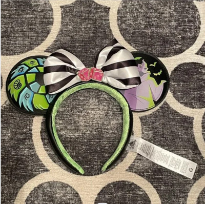 Disney Parks Oogie Boogie Bash Collection Mickey Minnie Ears Headband