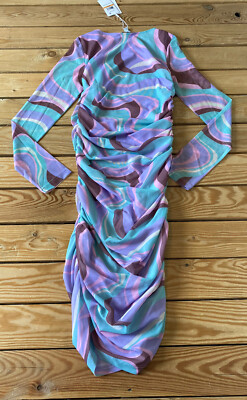 flocked floral long sleeve dress Blurry Tiny Floral Pink Long Sleeve Maxi Dress – Strand the Boutique