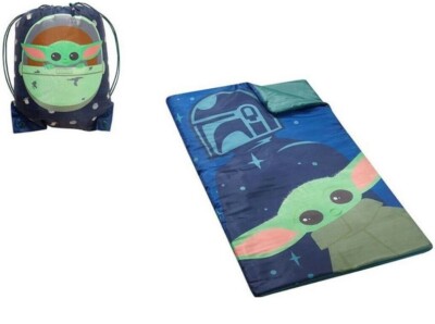 Star Wars Yoda Two-Piece Sleeping Bag Set ( Sling bag & Sleeping bag )