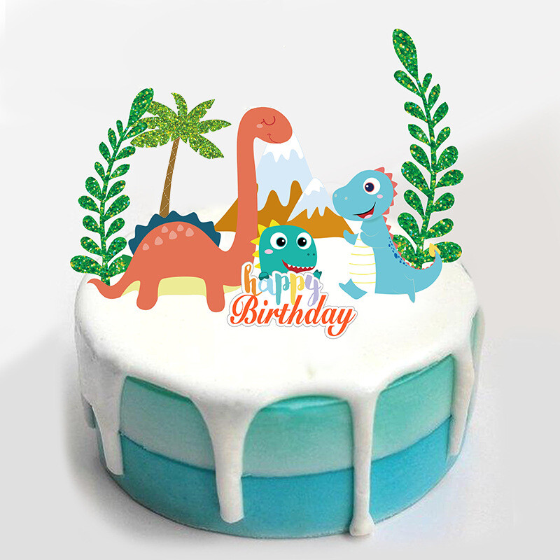 Dinosaurier Topper Cupcake Kinder Geburtstag Muffin Torte Deko Dino