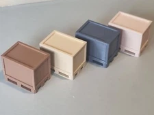 1/32 Scale Large Crates "Various Colours"