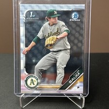 2019 Bowman Chrome: Tyler Baum Card No. BDC-109
