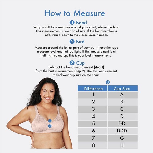 Playtex 18-Hour Ultimate Lift Wireless Full-Fig Bra 4745 Urban Lilac Sz.42C - Picture 11 of 12