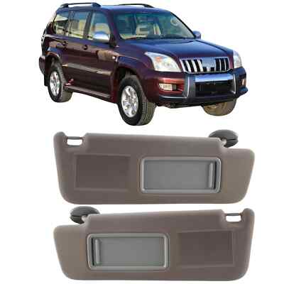 Toyota Land Cruiser Prado GRJ120 KDJ120 OEM Left Sun Visor Stone 74320-60850-B1