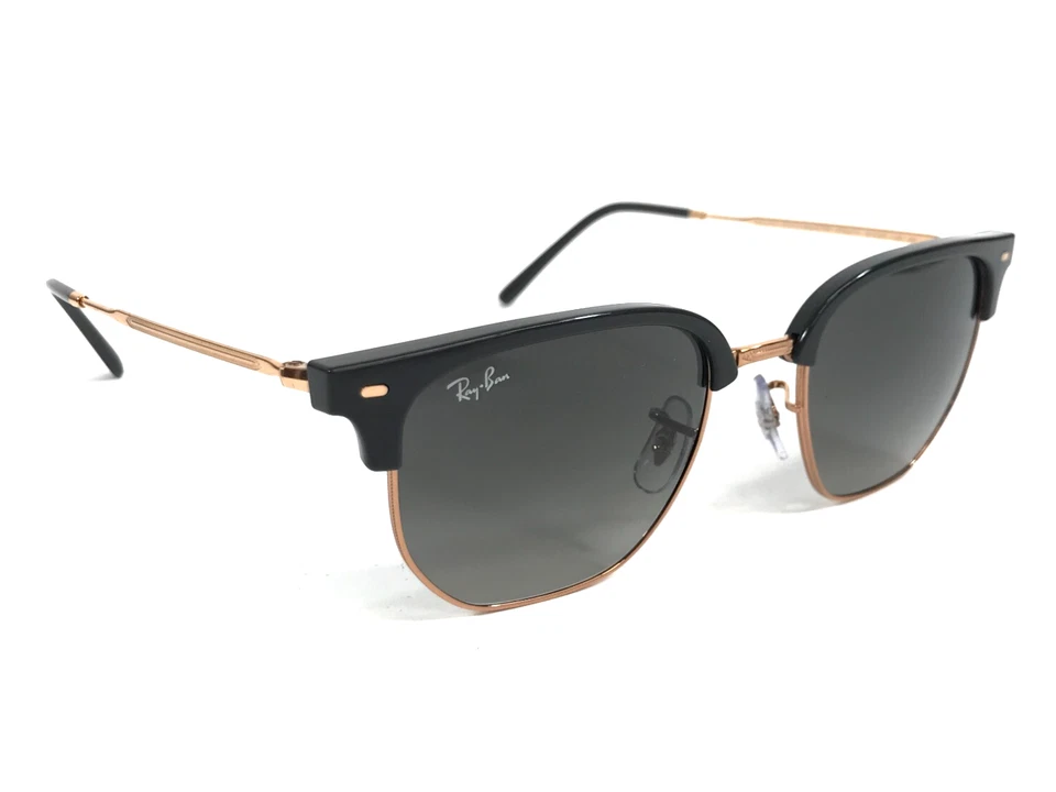 Gafas de sol Ray-Ban RB4416 NUEVAS CLUBMASTER 6720/71 gris oscuro sobre oro rosa 51 mm Foto 3 de 4