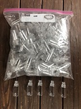 100 Count. 10 ml. Plastic Bottles. No Caps