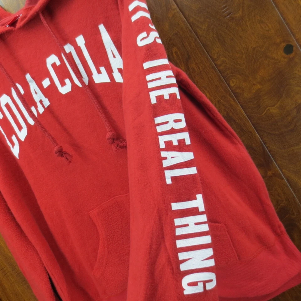 Suéter vermelho masculino Coca Cola médio novo com etiquetas - Imagem 3 de 4