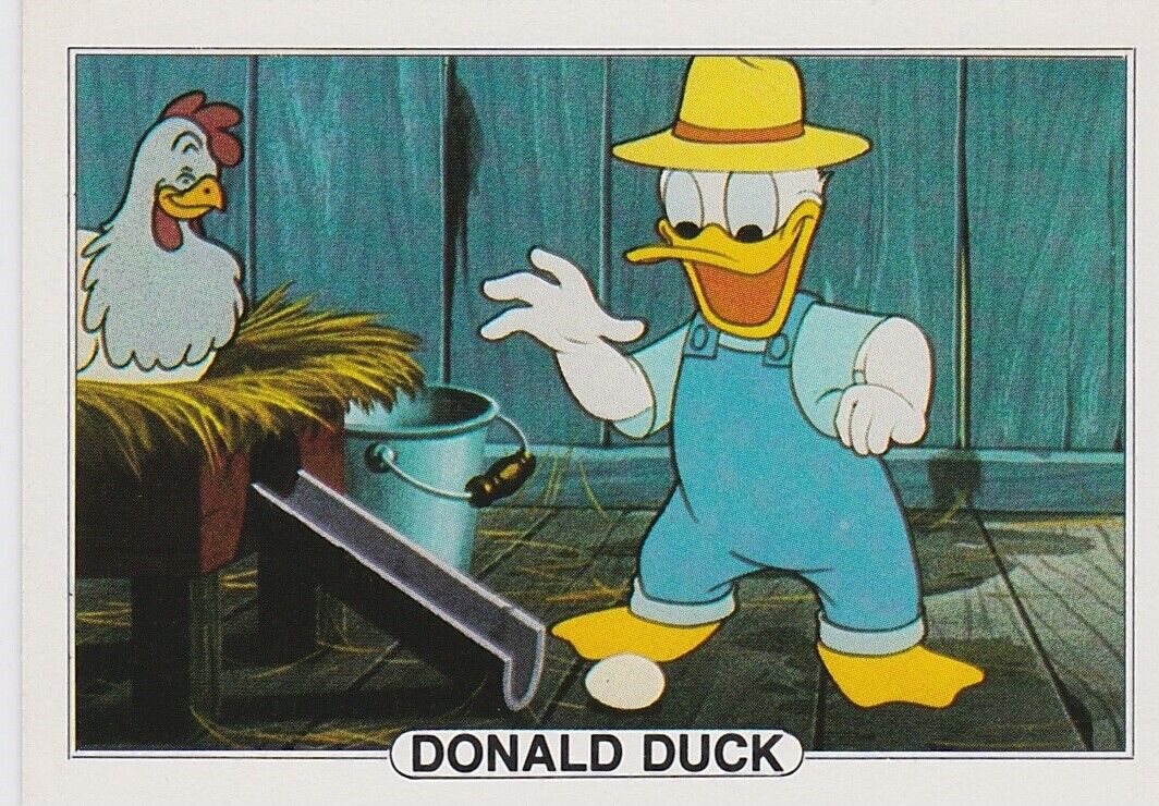 1982 DISNEY MOVIE SCENES SERIES A SET #2 DONALD DUCK SINGLE 1982 DISNEY MOVIE SCENES SERIES A SET #2 DONALD DUCK SINGLE