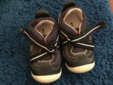 STRIDE RITE BABY BOYS SHOES CASUAL BLUE SIZE 4W SPORTIE STAGE 2 EEUC