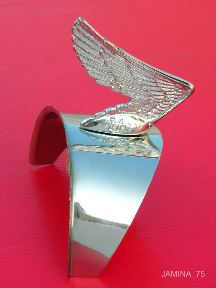 Honda Monkey Z50 Z50A Z50J Z50R Z50RD CZ100 Headlight Cap Visor Wing Emblem NEW Foto 3 de 4