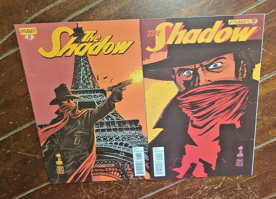 The Shadow #8 & #9 by Victor Gischler & Aaron Campbell, (2012/13, Dynamite)