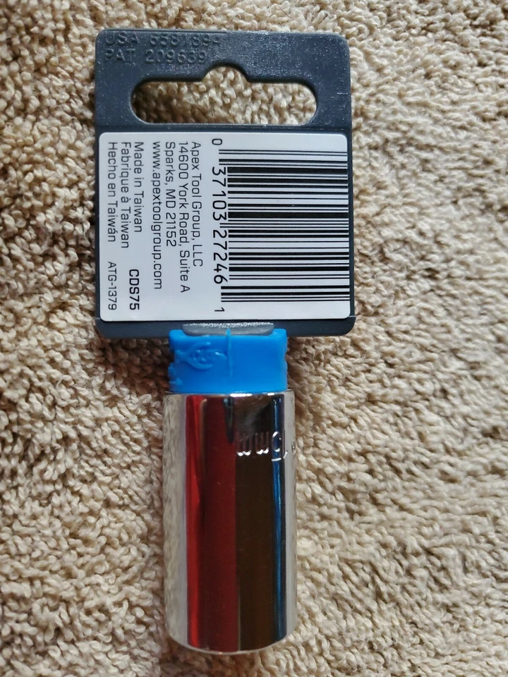 Crescent 1/2" Drive 15mm 12 Pt Chrome Metric Socket,No CDS75N - Image 2 of 2