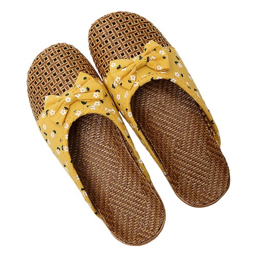 2 Pairs Braided Slippers Women's Miss Summer Home Shoes Breathable Sandal - 第 5/12 張圖片