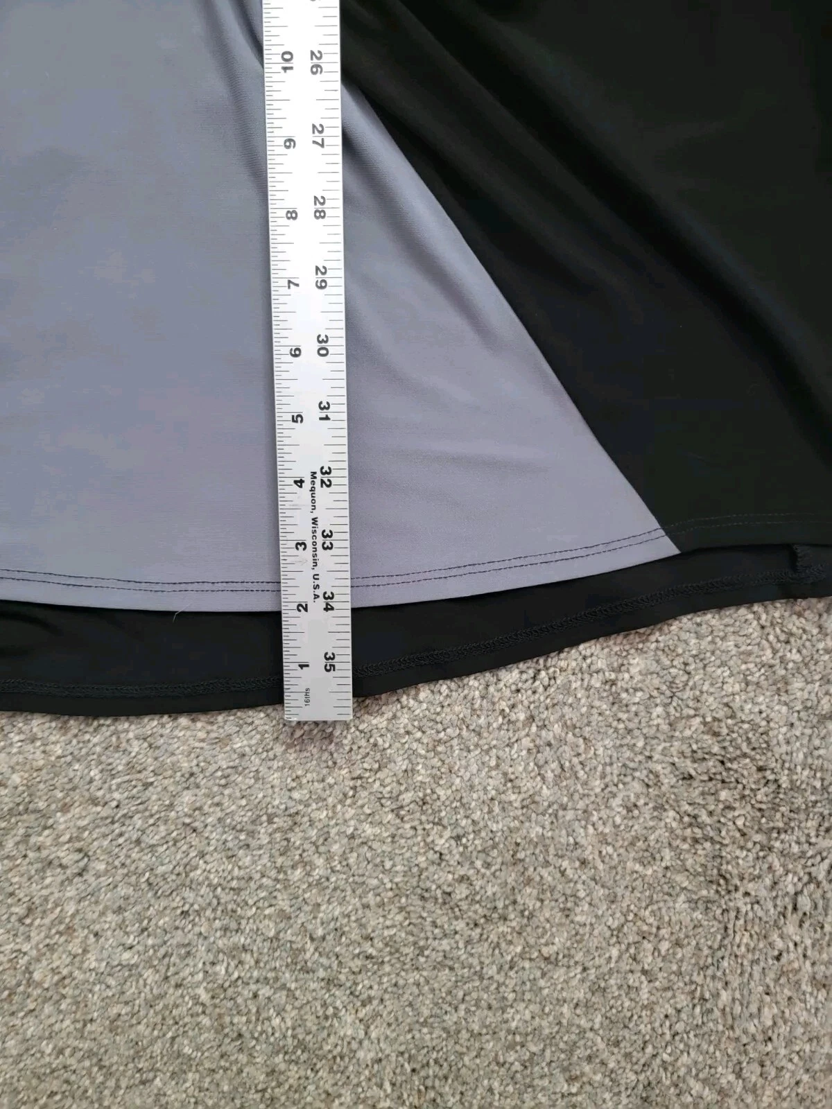 VETEMENTS Comodo abito donna USA taglia media Lagenlook elasticizzato tasche colorblock