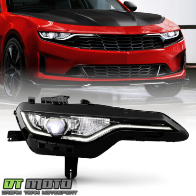 For 2019-2024 Chevy Camaro RS|1SS|2SS LED DRL Projector Headlight Passenger Side