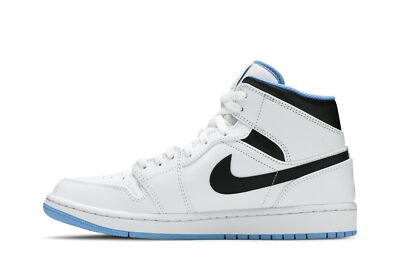 Nike Air Jordan 1 Mid Laser Blue 554724-141 | eBay