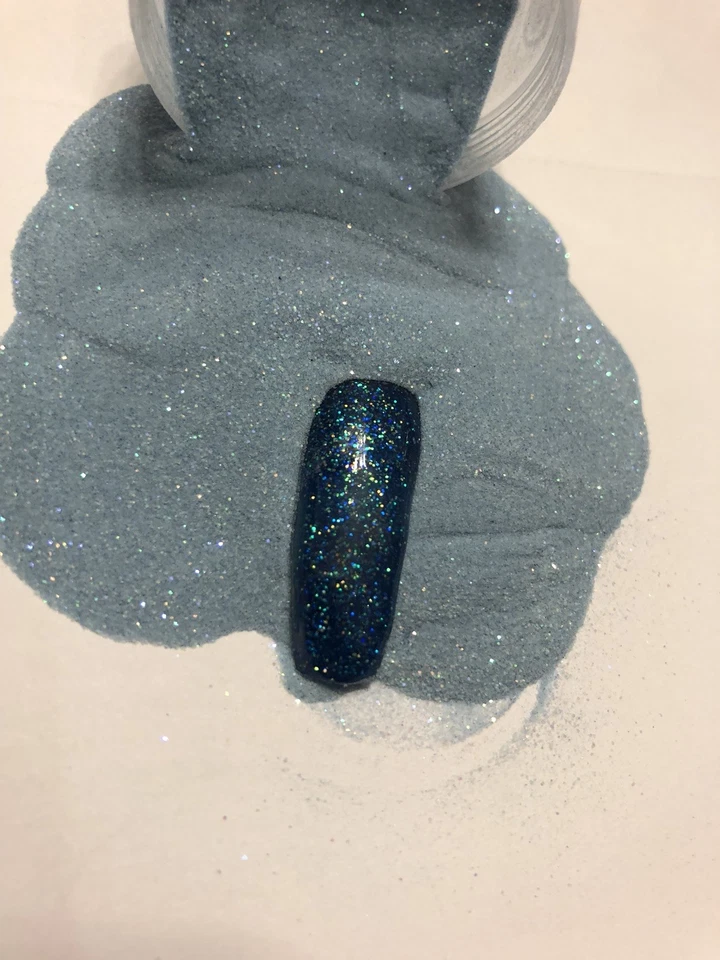 Polvo Acrilico color azul con destellos tornasoles - Image 2 of 3