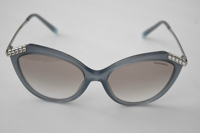 NEW Tiffany & Co. Silver Black Crystals TF4173-B 8001/9S 55-17-140 Sunglasses OS Tiffany & Co. Silver Black Crystals TF4173-B 8001/9S 55-17  main image 4