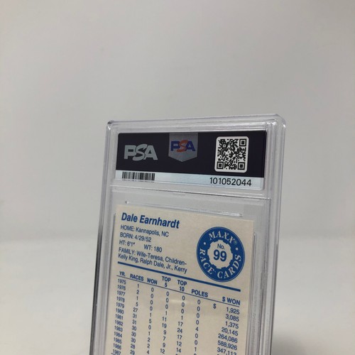1988 Dale Earnhardt MAXX #99 Medallion 1994 Redemption 036/999 PSA 8 NM Mint - Picture 9 of 9