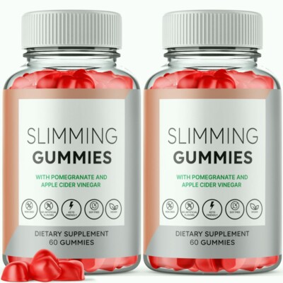 Slimming Gummies It Works for Weight Loss with Apple Cider Vinegar Diet - 2 Pack