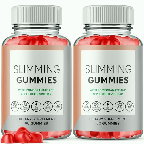 Slimming Gummies It Works for Weight Loss with Apple Cider Vinegar Diet - 2 Pack