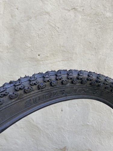 New Vintage Old School BMX IRC Super MX-8 Tire NOS 20 x 1.75" MX 20 Inch Black - Picture 2 of 11