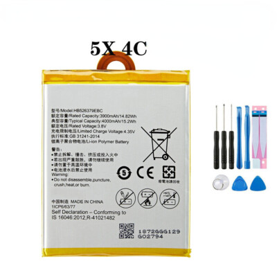 Replacement Battery for Enjoy 5 Y6 Pro Honor Play 5X 4C Pro HB526379EBC