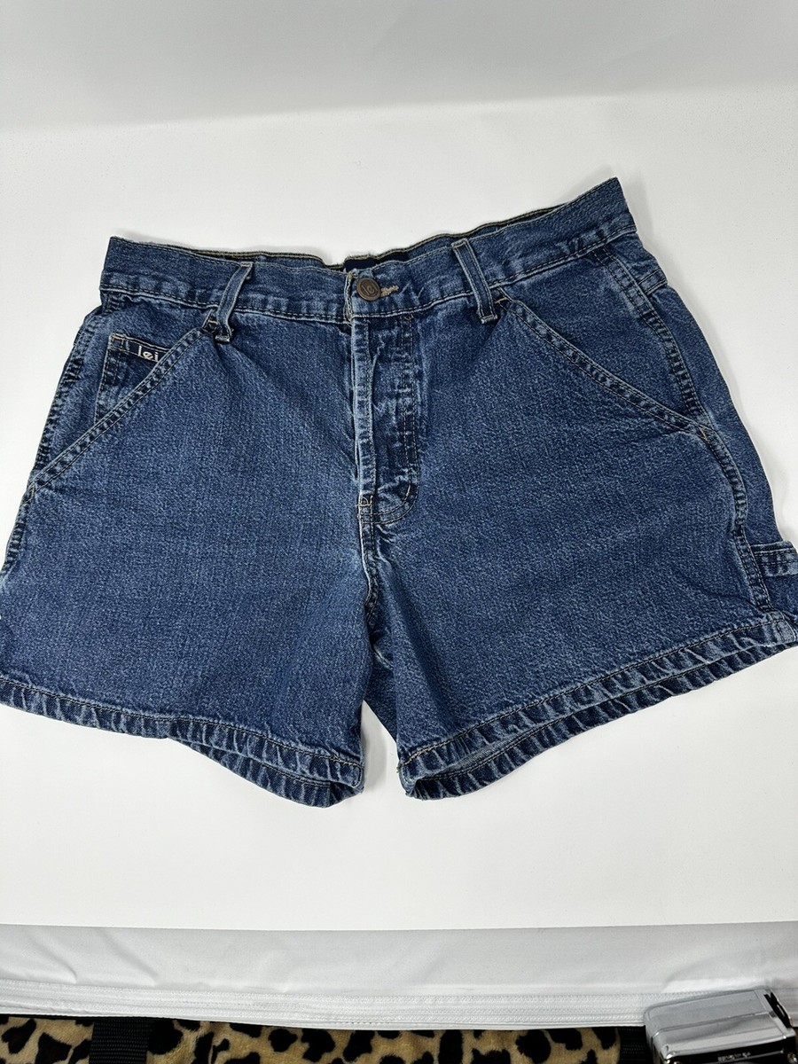 LEI Shorts Junior Size Denim Button Fly Carpenter